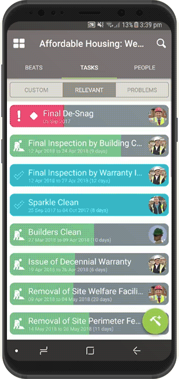 genibelt problem reporting