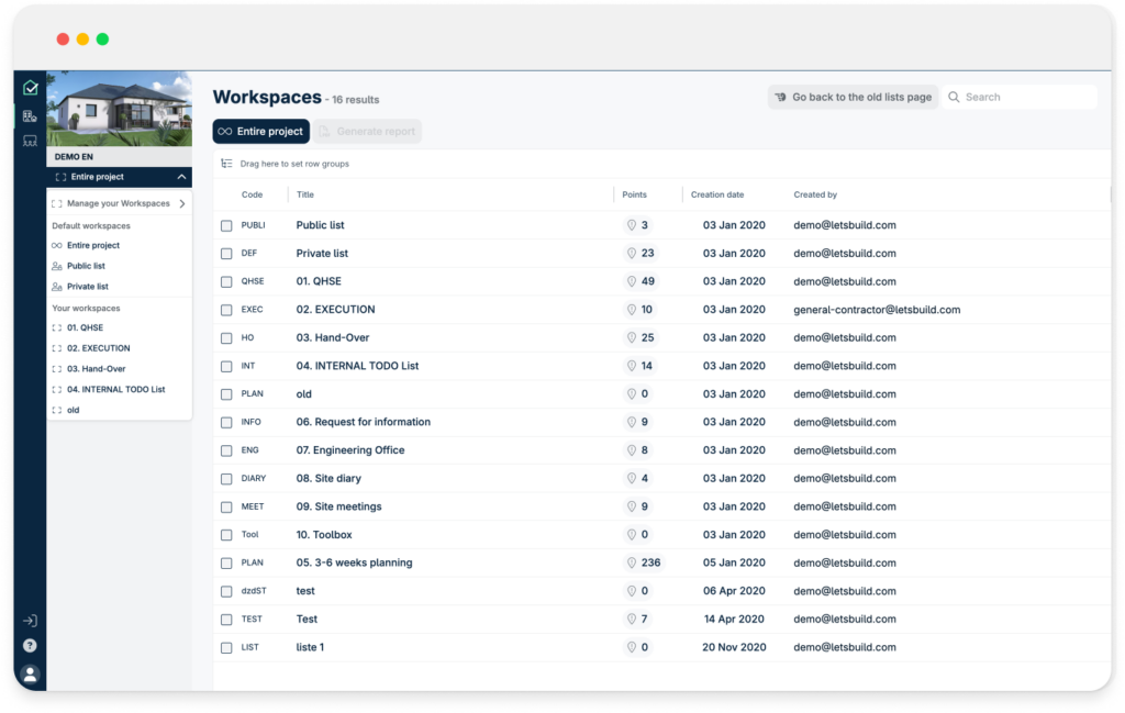 LB Aproplan workspaces