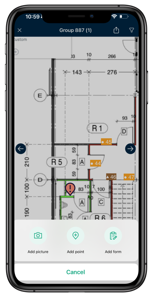 Track issues Aproplan